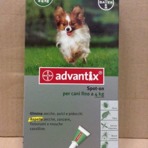 ADVANTIX SPOT ON CANI 0-4 KG. 4PIP