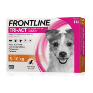 FRONTLINE TRI-ACT CANI S 5-10 KG 3P