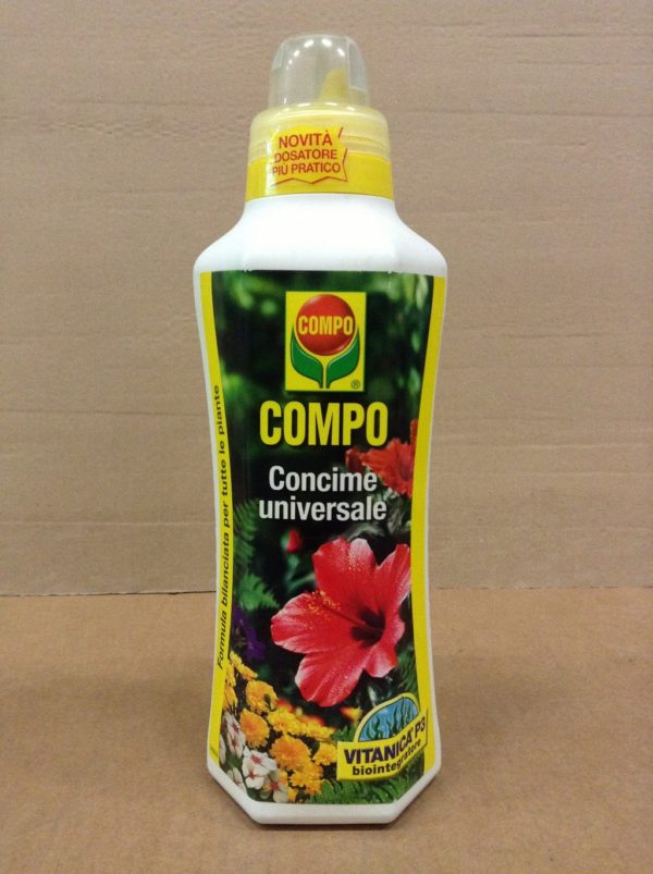 COMPO Concime Liquido Universale, Con Microelementi, Per piante sane e rigogliose, 1l