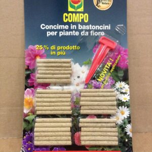 COMPO CONCIME IN BASTONCINI PER PIANTE DA FIORE
