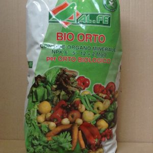 Al.fe - Concime organo minerale NPK 6-5-12 e Magnesio - Per Orto Biologico - 5 Kg