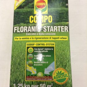 COMPO Concime Prato STARTER, Concime per Prato a lenta cessione, Specifico per la semina e la rigenerazione di tappeti erbosi, 1.25 kg