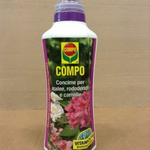 COMPO Concime per Rododendri, Azalee, Camelie e Ortensie, Per tutte le Piante acidofile da balcone, terrazzo o giardino, 1 l