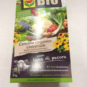 COMPO BIO CONCIME UNIVERSALE LANA DI PECORA KG.2