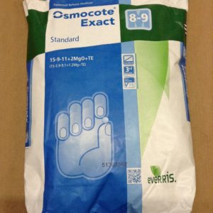 OSMOCOTE EXACT STD 15+9+11+2.5Mg KG.25 8/9 M
