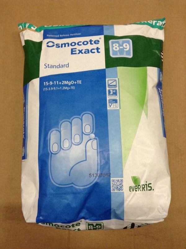 OSMOCOTE EXACT STD 15+9+11+2.5Mg KG.25 8/9 M