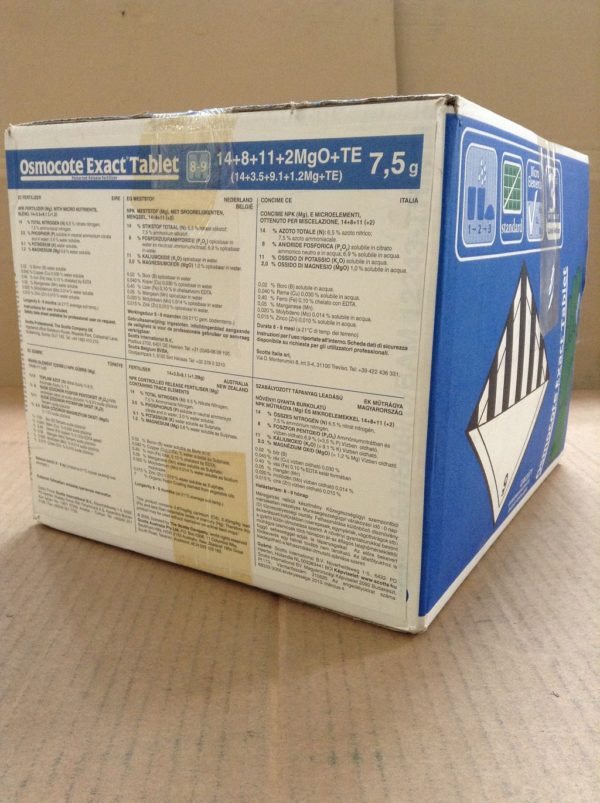 OSMOCOTE EXACT TABLET 14+8+11 (GR.7.5) KG.7,5 8/9 M