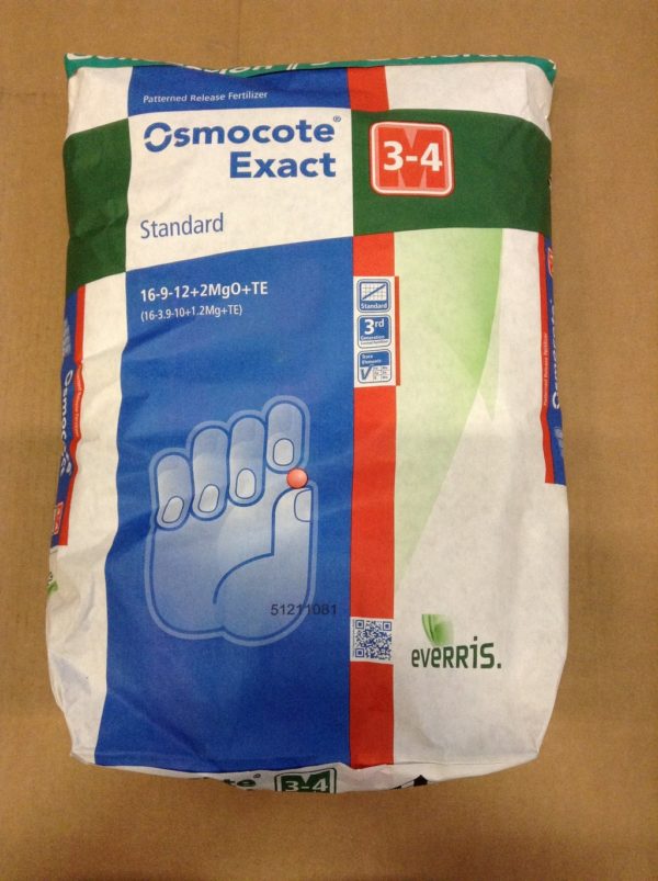 OSMOCOTE EXACT STD 16+09+12 KG.25 3/4 M