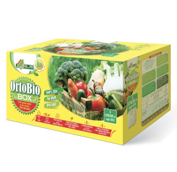 AL.FE ORTOBIO Box all'Interno 6 CONCIMI Naturali. Ideale per Coltivare l'orto in Modo Biologico. Facile da Utilizzare. Contiene Tutte Le Informazioni per garantire i Migliori Risultati